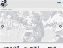 Tablet Screenshot of buffalolacrosse.com
